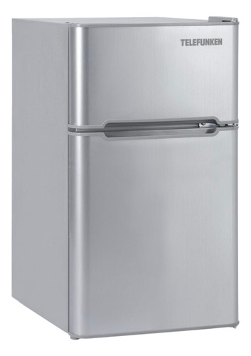 [5343] Heladera Con Freezer Telefunken 110l Gris + Accesorios