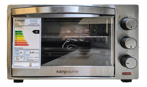 [5245] Horno Eléctrico Kanji Home- 28 Lts 1600w Silver Cye Color