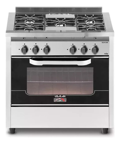 [5536] Cocina Industrial Win Up Usman 5 Hornallas 80 Cm Multigas