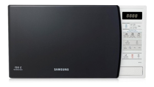 [1760] Microondas Samsung 20lts Blanco Me731k-kd Interior Ceramico
