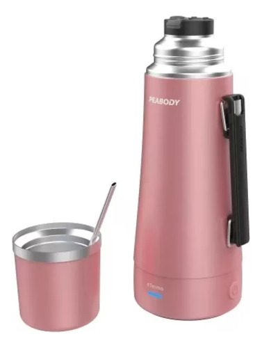 [5007] Termo Eléctrico 1 Litro E-termo Peabody Pe-eta1001p Rosa Col