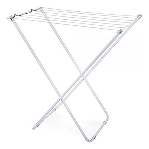 [2785] Tender Para Ropa Mor 6104 Plegable Acero Color Blanco
