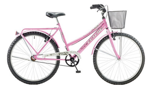 [5232] Bicicleta Futura Country City Cruiser R26 V-brakes Rosa