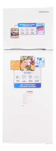Heladera Telefunken Tfk-hd140 140 Litros 2 Puertas