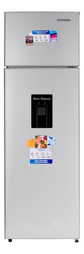 [6123] Telefunken Heladera Con Dispenser 300l Silver Tfk-hd300d