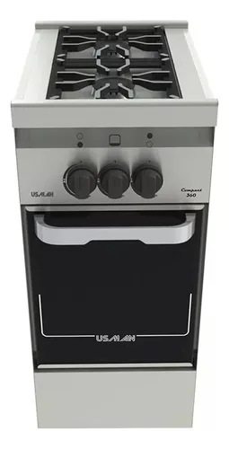 [5538] Cocina Industrial 2 Hornallas Usman Compact 360 Rejilla
