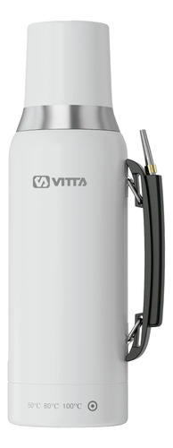 Termo Eléctrico Vitta 1 Litro 2 En 1 Mate Y Bombilla E-termo