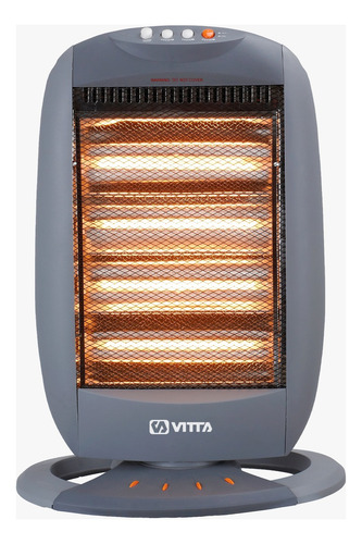 [5744] Estufa Halogena Cuarzo Vitta 1200w 4 Velas Giratoria Vit-405