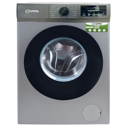 [6095] Lavarropas Vitta Inverter 8kg Silver 1200 Rpm Vit-wmcfsl8k