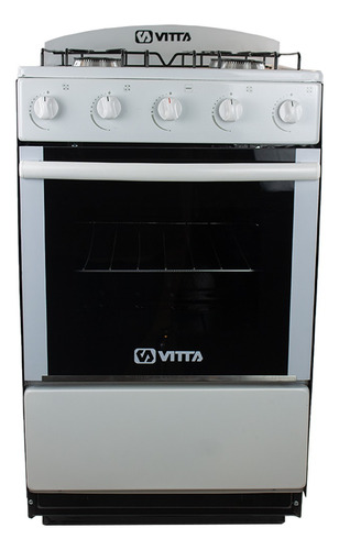[6031] Cocina Vitta Multigas 52 Cm Puerta Y Respaldar De Vidrio