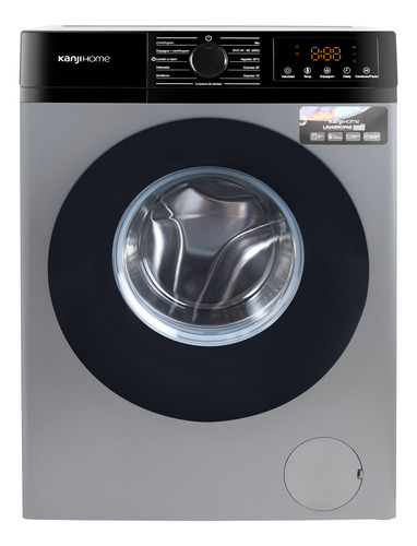 [6339] Lavarropa Kanji Home 8kg Inverter Kjh-wmcfsl Gris 1200rpm