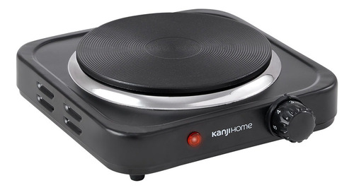 [6496] Anafe Eléctrico Kanji 1h Negro 1100 W Kjh-hp1000bdd
