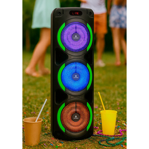[6235] Torre De Sonido Parlante Ultrom Waikiki 3000w Bluetooth