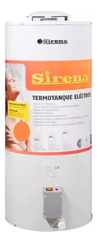 [2056] Termotanque Eléctrico Sirena 90 Lts Blanco 