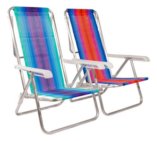 [5752] Reposeras Kit x2 Unidades Mor Multicolor 