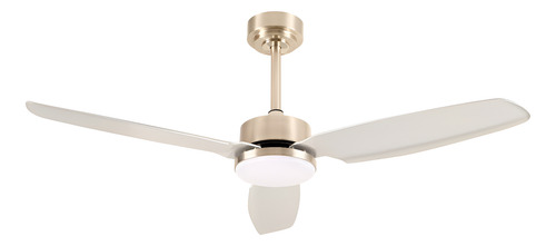 [7069] Ventilador De Techo Kanjihome Silver 3 Aspas Fijas