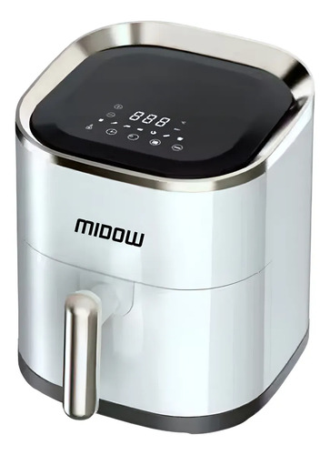 [6647] Freidora De Aire Sin Aceite Midow 3.5 Lts 1200w Display Led Blanco