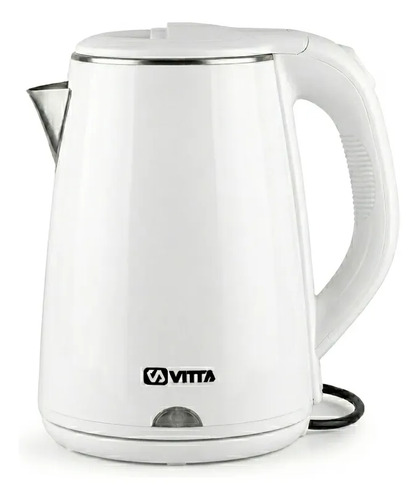 [6256] Pava Electrica Hervidora Vitta 1.8l 1500w Apagado Automatico Blanco